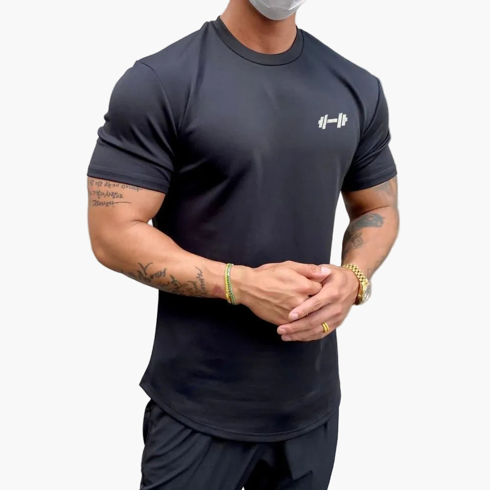 Camiseta fitness musculosa para hombre – Top ajustado para entrenamiento y tiempo libre