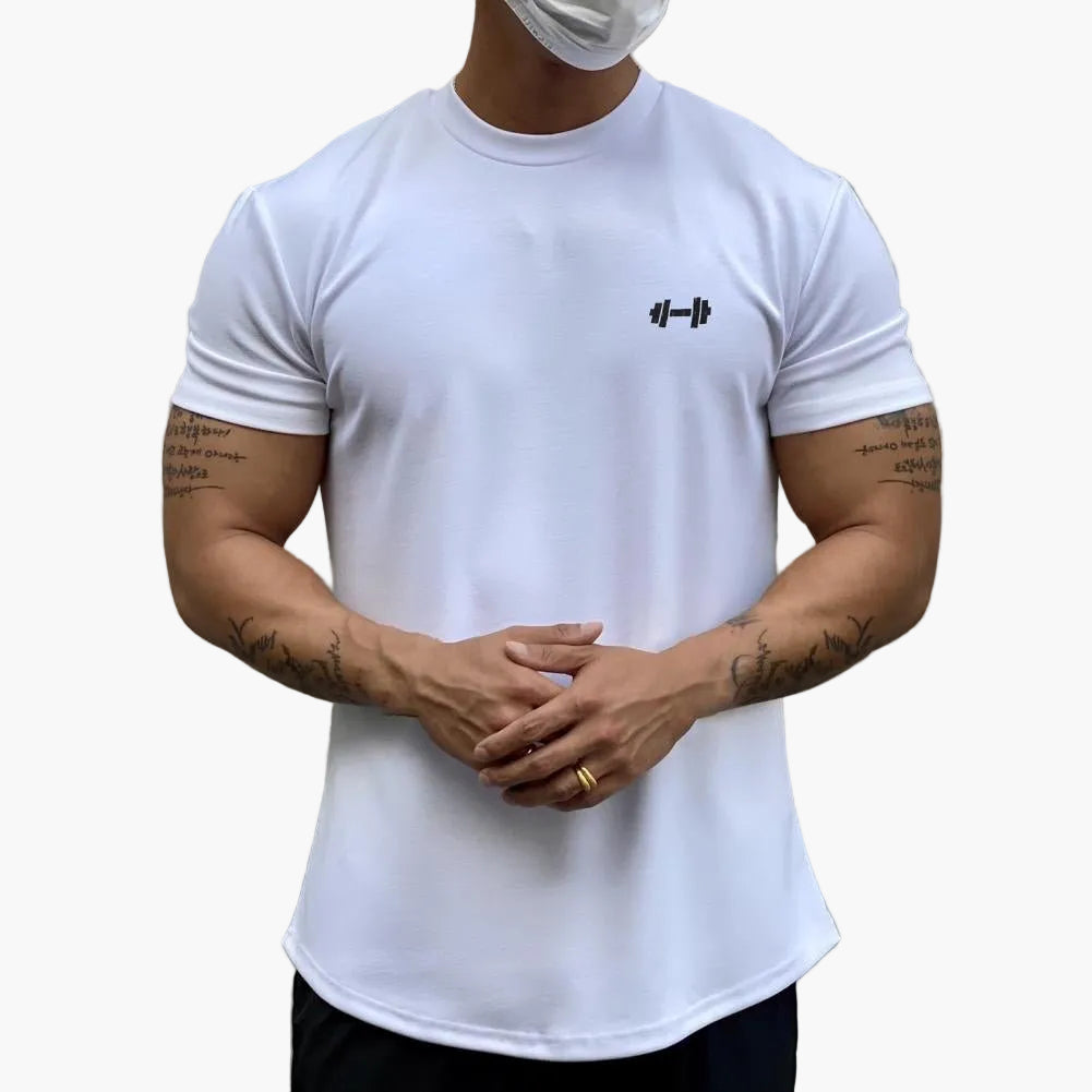 Camiseta fitness musculosa para hombre – Top ajustado para entrenamiento y tiempo libre