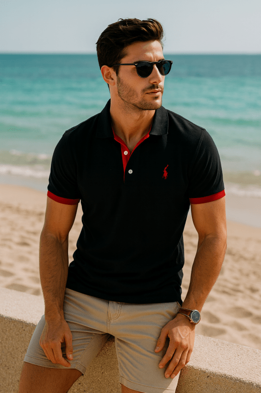 Heren Polo Modern Fit – Stijlvol Vrijetijd- en Businessshirt