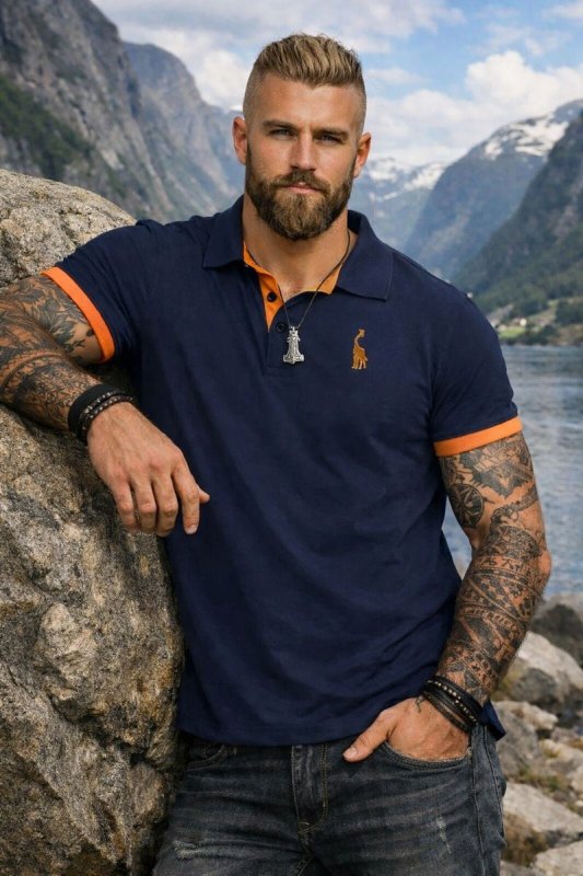 Heren Polo Modern Fit – Stijlvol Vrijetijd- en Businessshirt