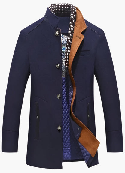 Cappotto elegante Knightsman da uomo – Cappotto slim fit elegante per occasioni speciali