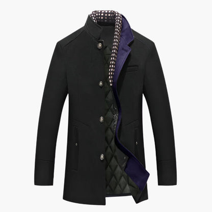 Cappotto elegante Knightsman da uomo – Cappotto slim fit elegante per occasioni speciali
