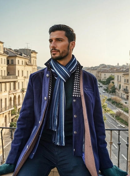 Cappotto elegante Knightsman da uomo – Cappotto slim fit elegante per occasioni speciali