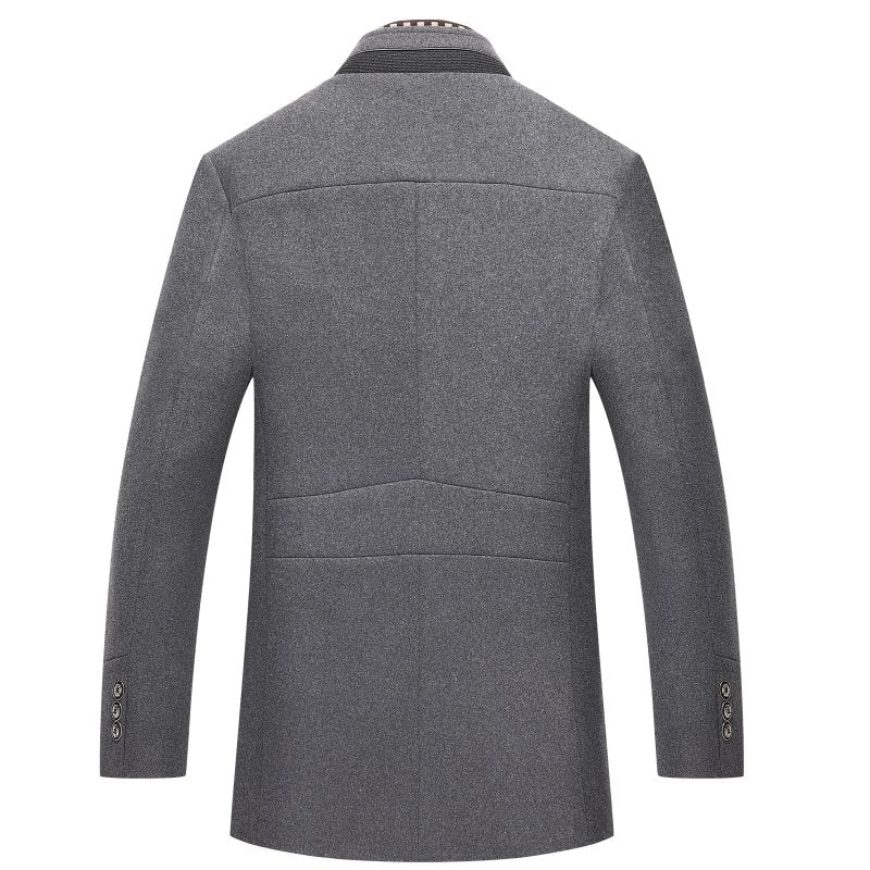 Cappotto elegante Knightsman da uomo – Cappotto slim fit elegante per occasioni speciali
