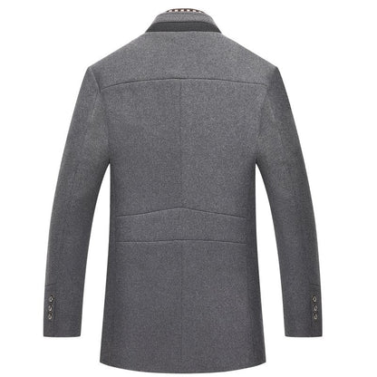 Cappotto elegante Knightsman da uomo – Cappotto slim fit elegante per occasioni speciali