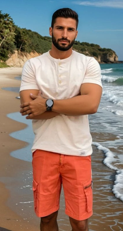 Herren Cargo-Shorts Freizeitstyle mit praktischen Taschen – Perfekt für Alltag & Outdoor