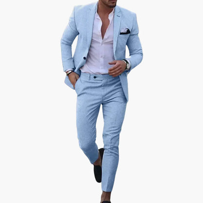 Herr slim fit kostym modern business & fritid elegans