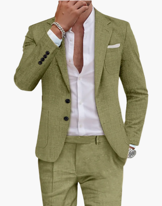 Traje slim fit para hombre Estilo moderno para negocios y bodas
