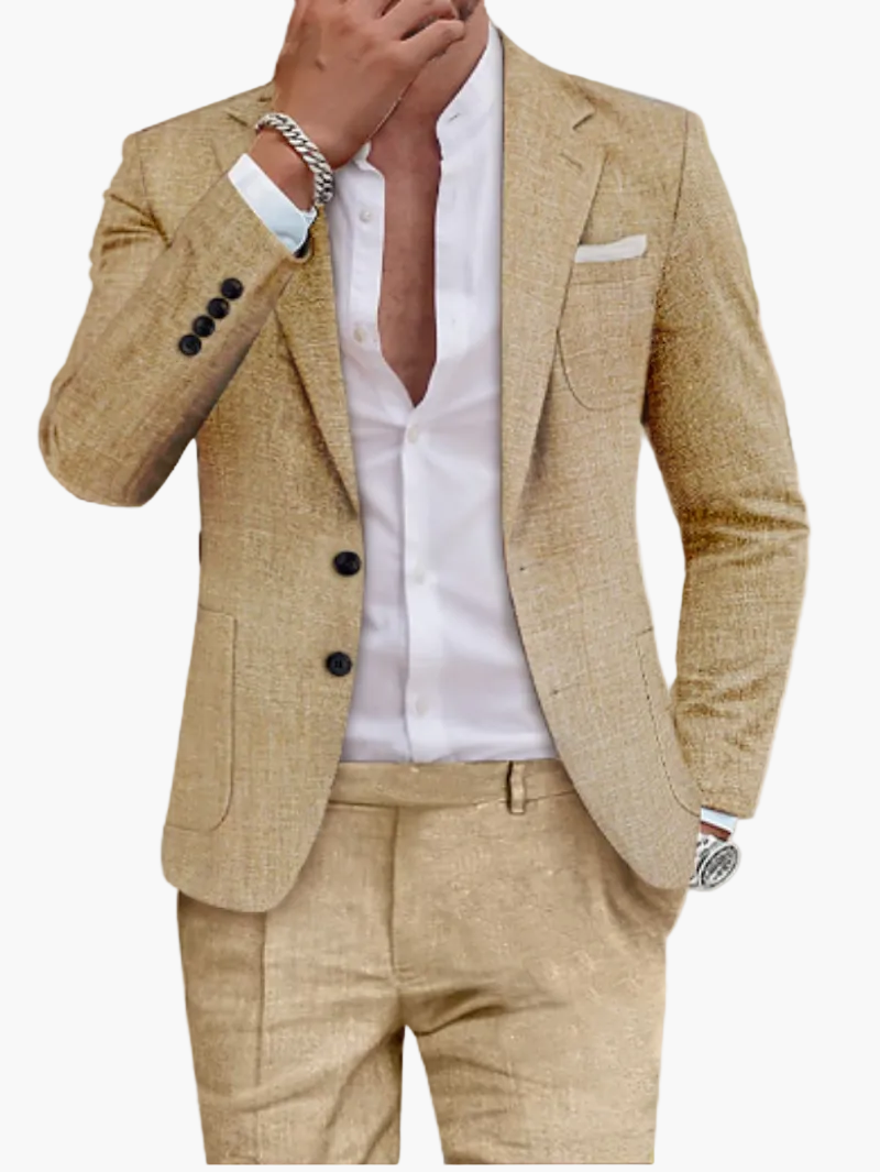 Abito slim fit da uomo stile moderno business e matrimonio