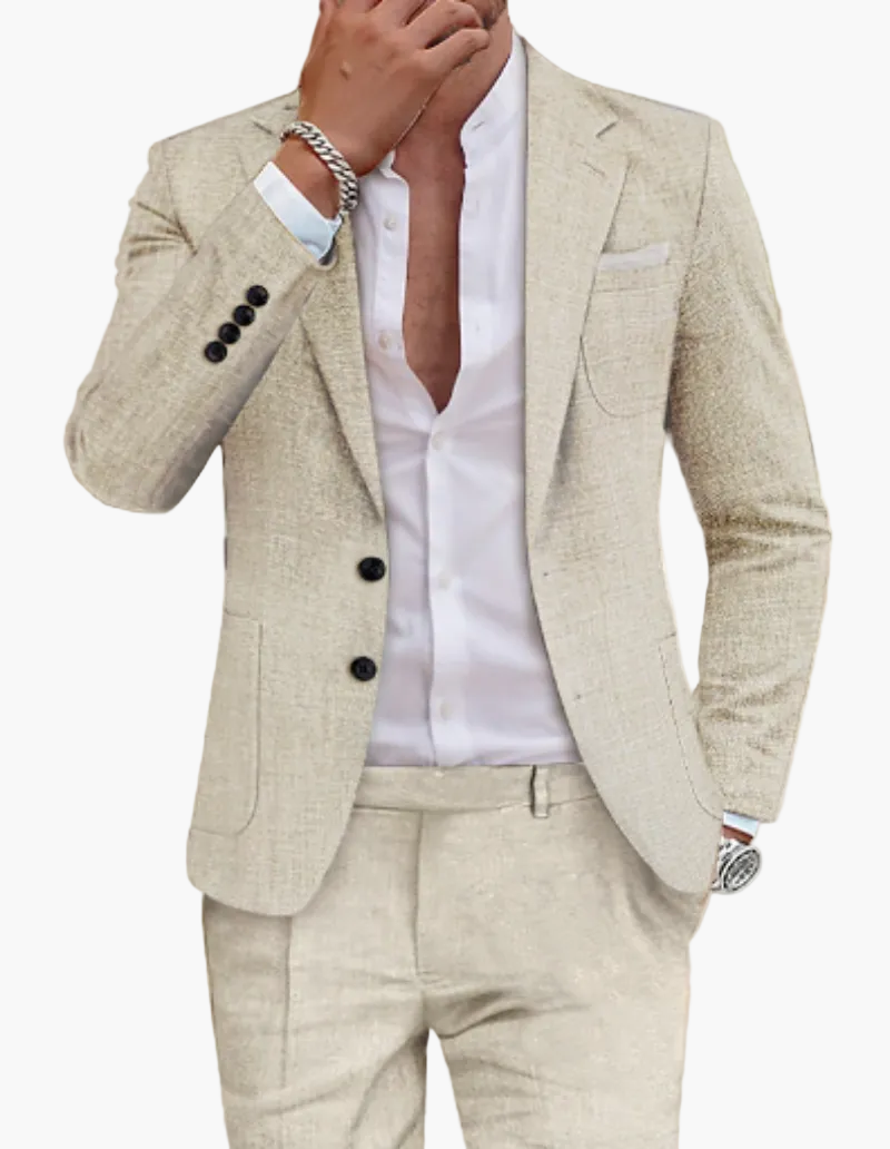 Abito slim fit da uomo stile moderno business e matrimonio