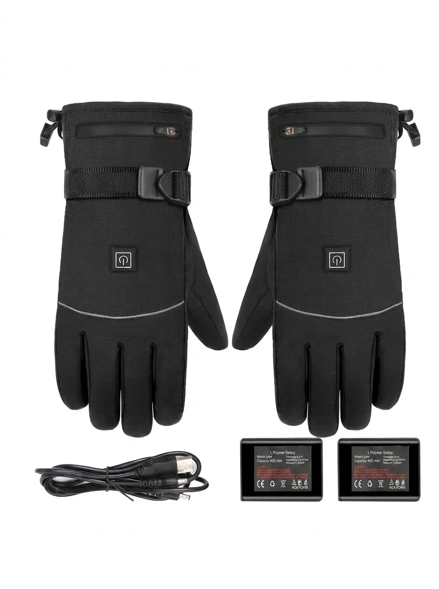 Waterdichte verwarmde handschoenen met touchscreenfunctie