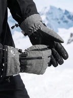 Waterdichte geïsoleerde herenhandschoenen met touchscreen-vingertoppen