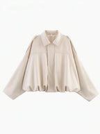 Oversized jas voor dames met handige zakken