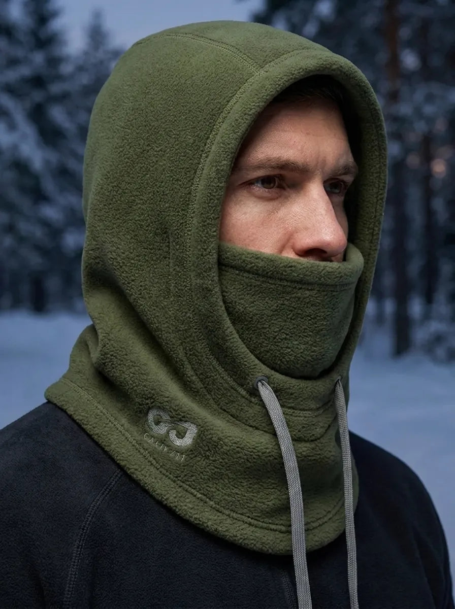 Wintermuts met geïntegreerd masker voor extreem weer en volledige bedekking