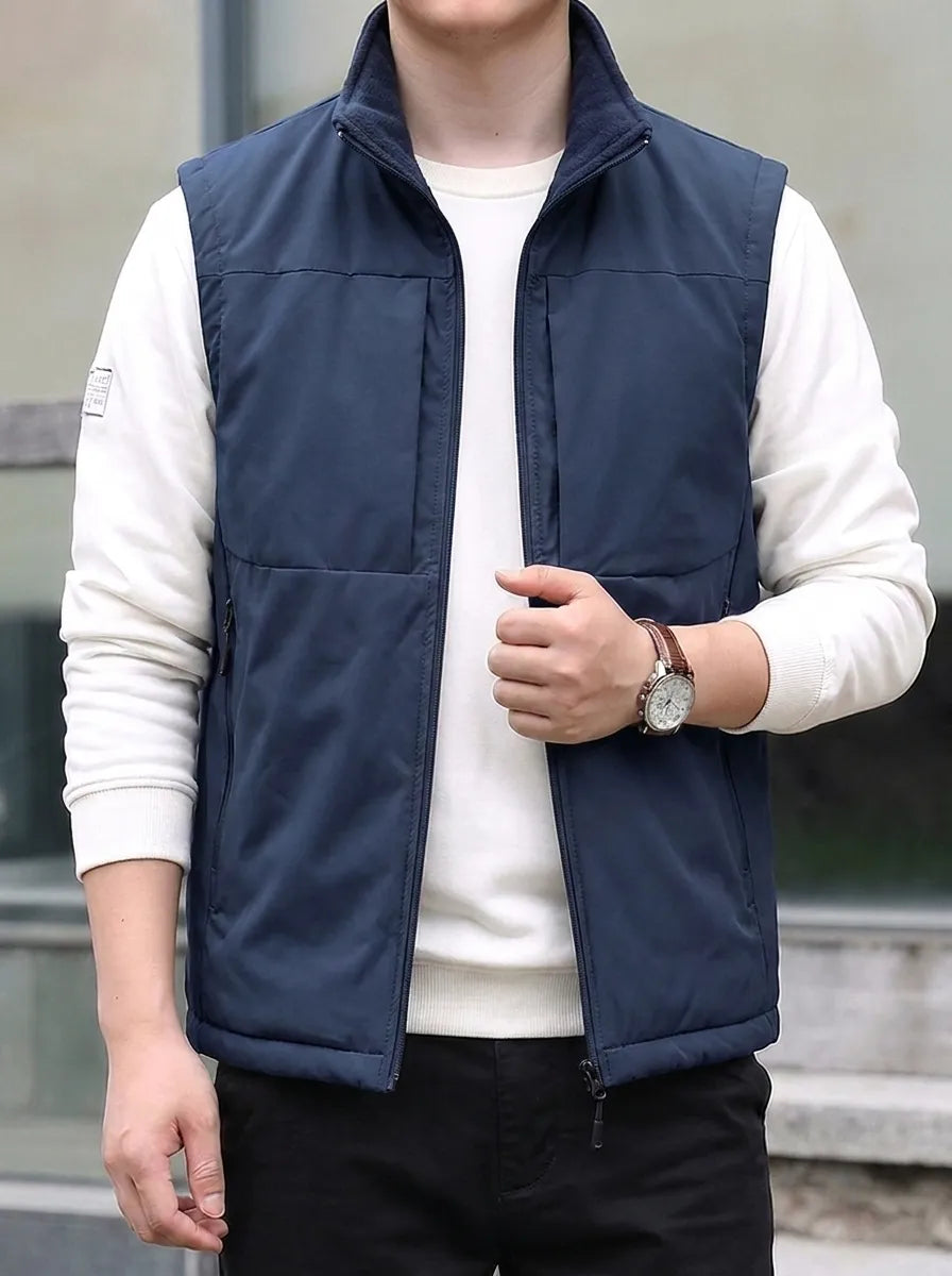 Bodywarmer voor heren met zakken