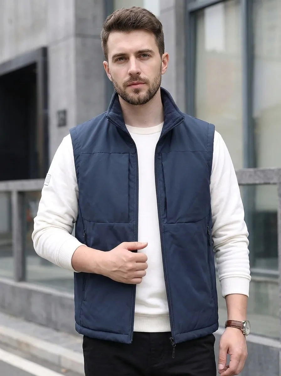 Bodywarmer voor heren met zakken
