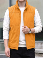 Bodywarmer voor heren met zakken