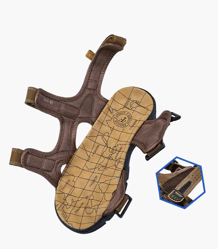 Herr outdoor trekking sandaler – Bekväma sportiga sandaler för fritid och äventyr