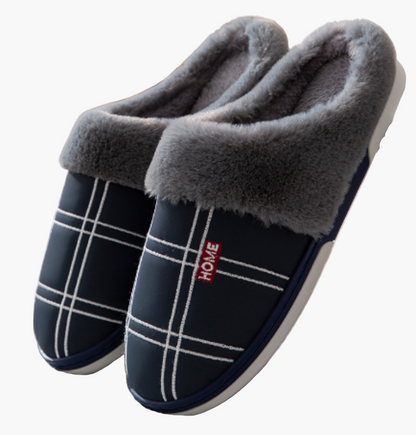 Heren huispantoffels comfort-stijl met antislip – Warme slippers voor thuis