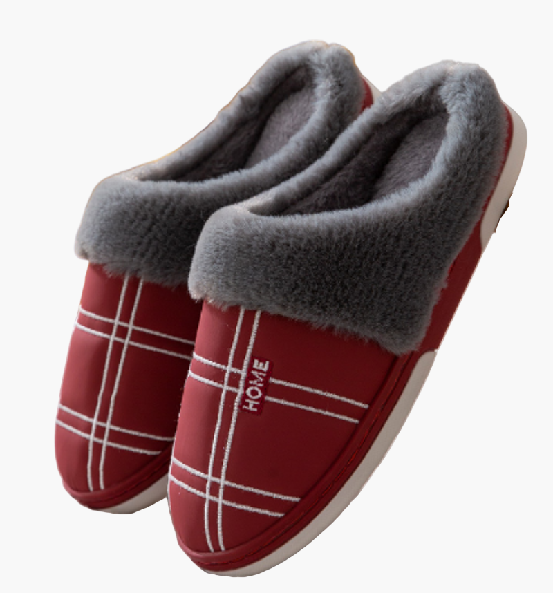 Heren huispantoffels comfort-stijl met antislip – Warme slippers voor thuis
