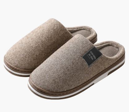 Pantofole da uomo – Comode ciabatte con suola antiscivolo, eleganti slip-on per casa