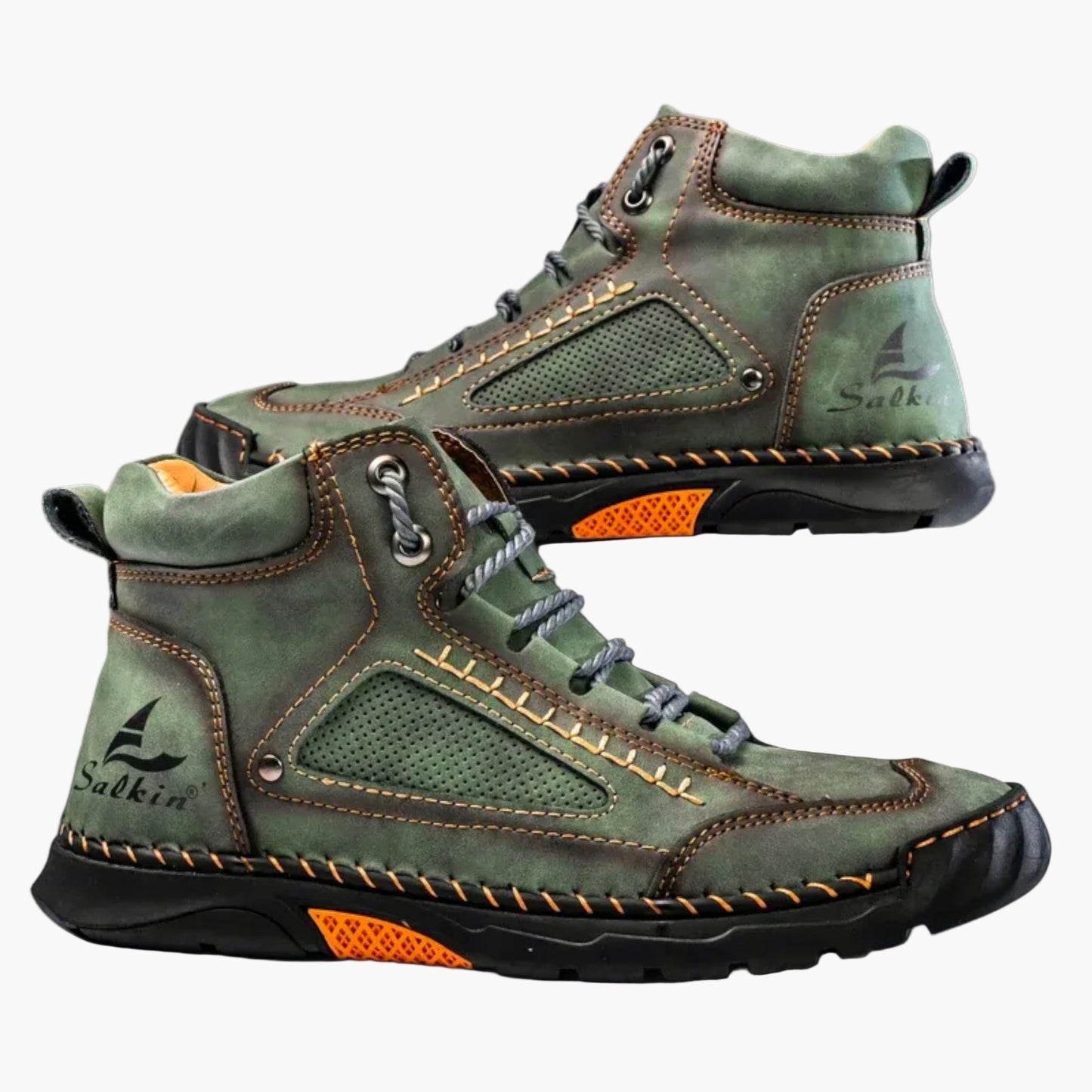 Scarpe outdoor casual da uomo – Sneakers alte traspiranti con suola antiscivolo