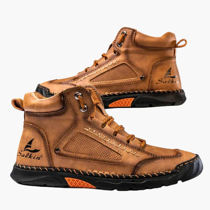 Scarpe outdoor casual da uomo – Sneakers alte traspiranti con suola antiscivolo