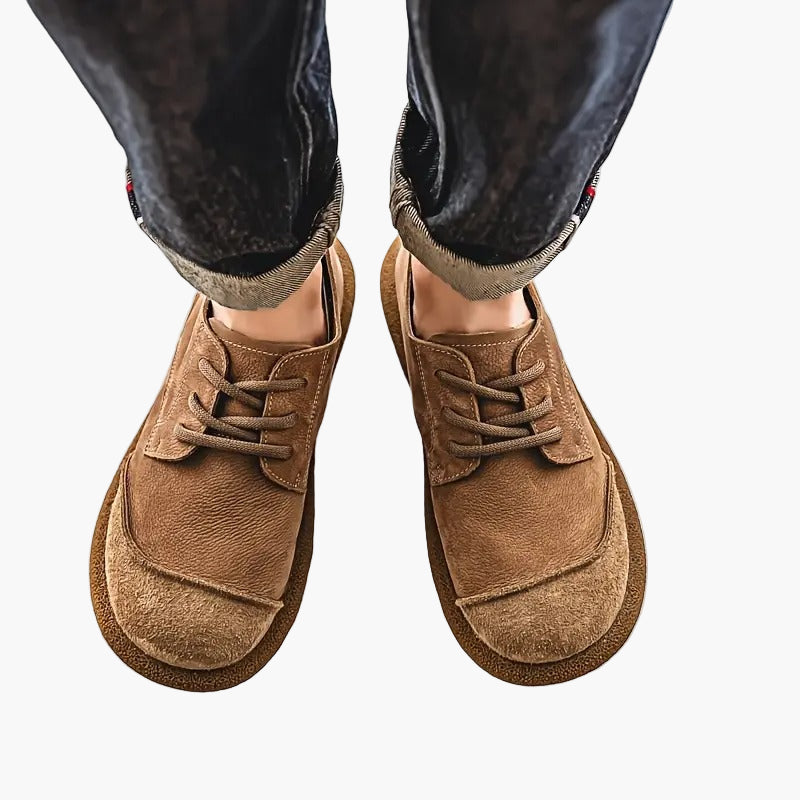 Herren Komfort-Schnürschuhe für Alltag und Freizeit – Bequeme orthopädische Schuhe im modernen Stil
