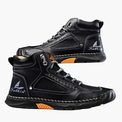 Scarpe outdoor casual da uomo – Sneakers alte traspiranti con suola antiscivolo