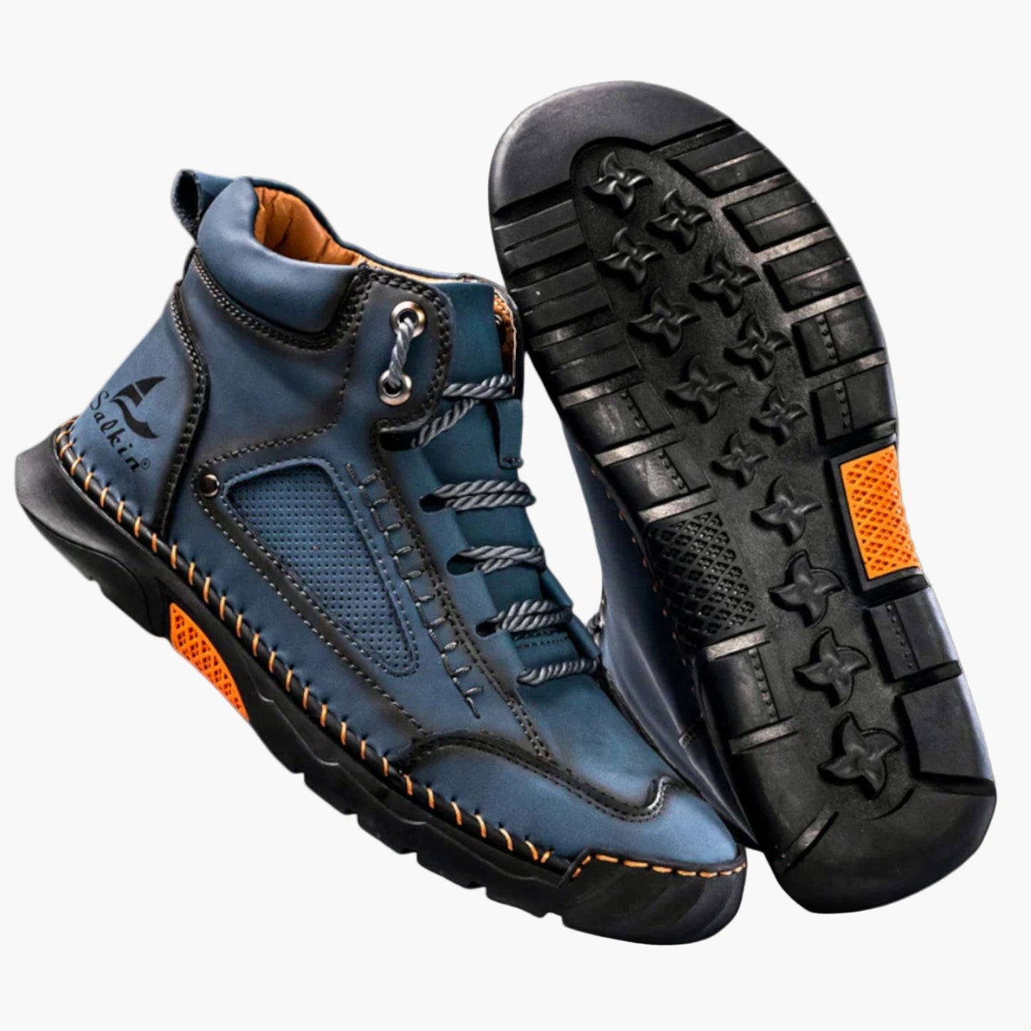 Scarpe outdoor casual da uomo – Sneakers alte traspiranti con suola antiscivolo