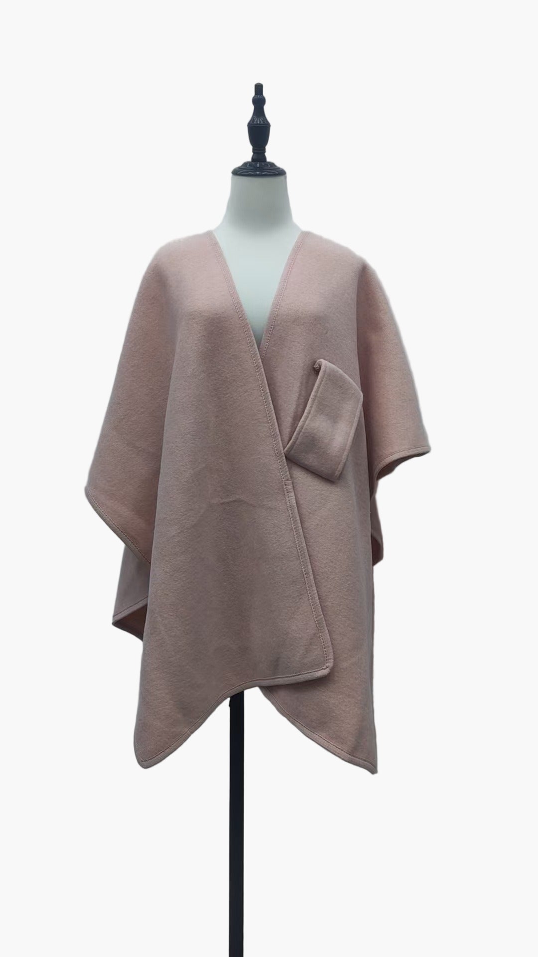 Poncho-sciarpa da donna con asola – Coprispalle elegante e versatile per tutti i giorni e tempo libero