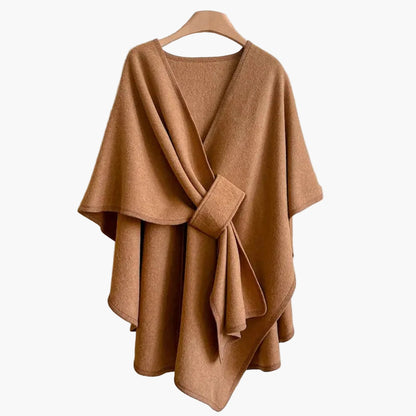 Poncho-sciarpa da donna con asola – Coprispalle elegante e versatile per tutti i giorni e tempo libero