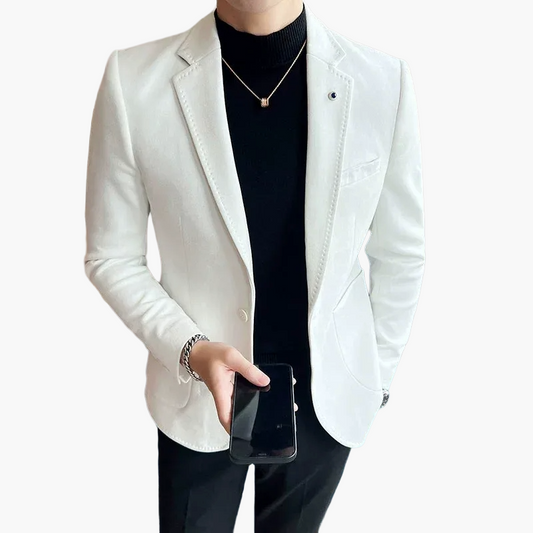 Heren Business Blazer Modern Slim Fit – Elegante Pakjasstijl voor Kantoor & Vrije Tijd