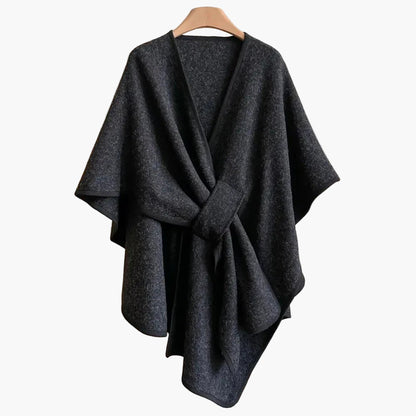 Poncho-sciarpa da donna con asola – Coprispalle elegante e versatile per tutti i giorni e tempo libero