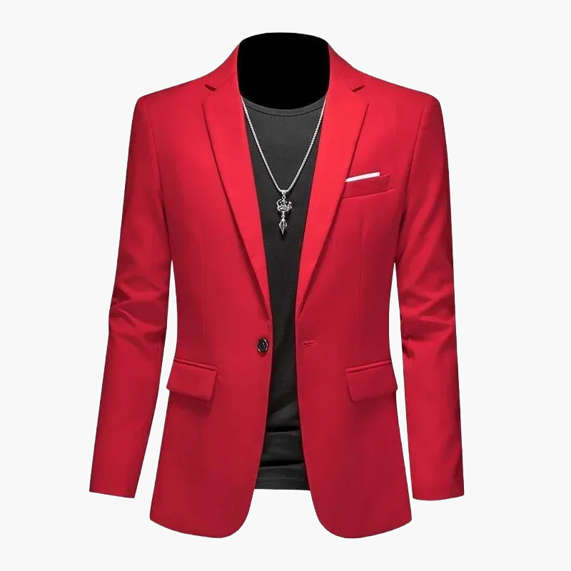 Veste moderne style casual pour homme – Blazer à simple boutonnage pour business et loisirs