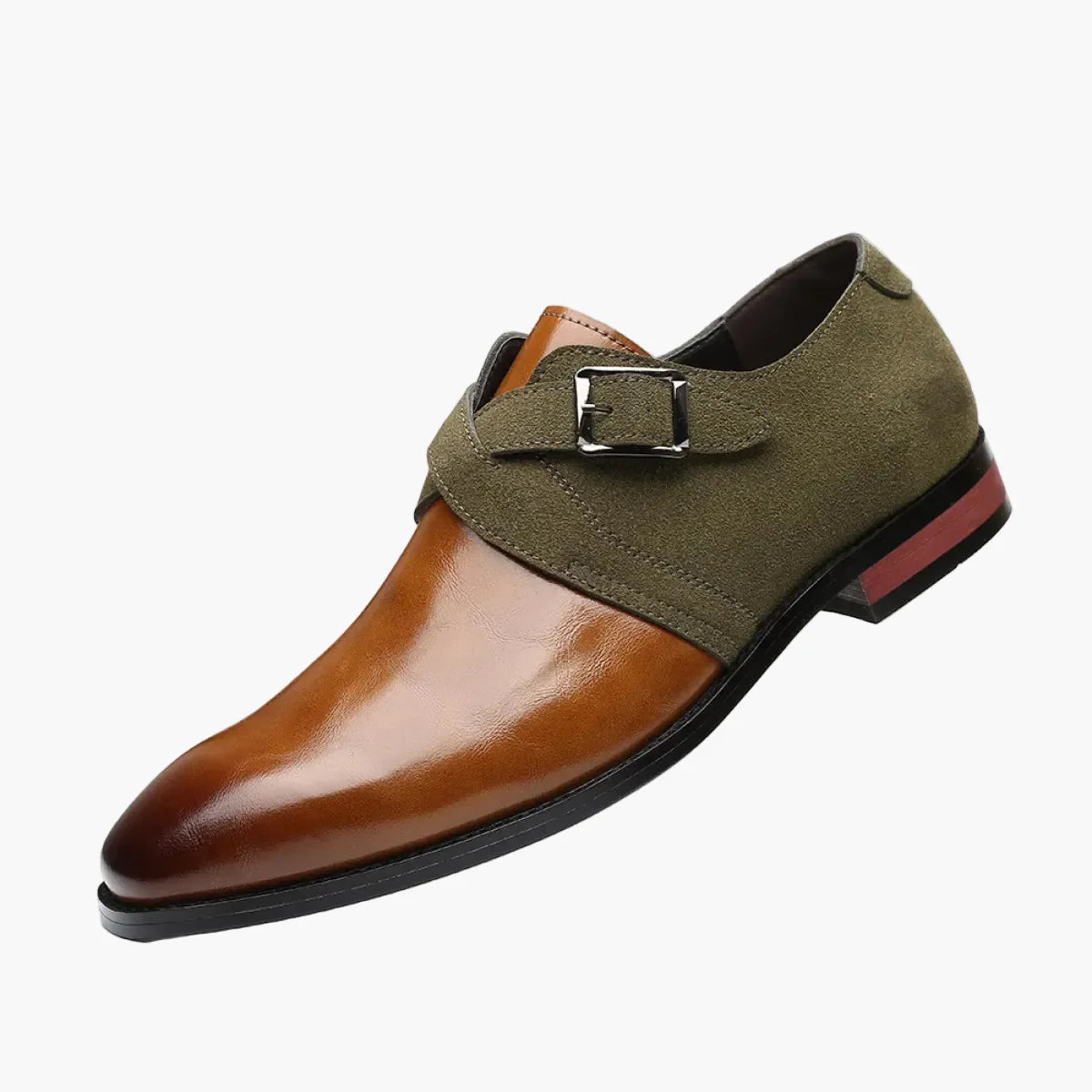 Herre Business Monkstrap-Slippers – Elegante Halvsko til Kontor og Begivenheder