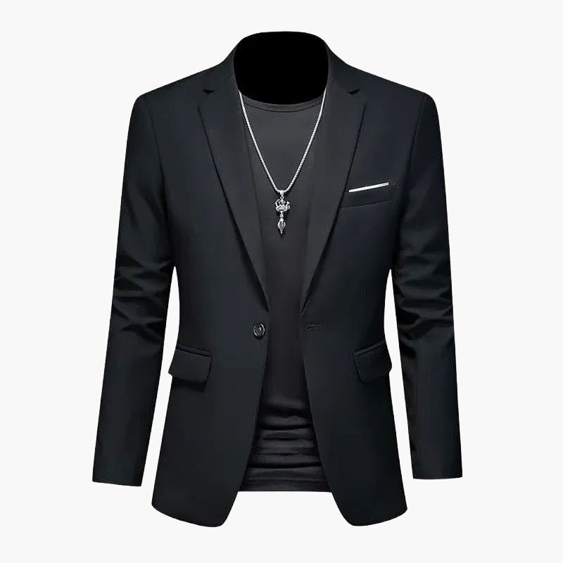 Veste moderne style casual pour homme – Blazer à simple boutonnage pour business et loisirs