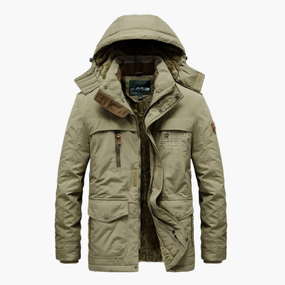 Heren outdoor winterjas met capuchon – Lekkere parka voor koude dagen, winddicht en warm