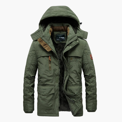 Heren outdoor winterjas met capuchon – Lekkere parka voor koude dagen, winddicht en warm