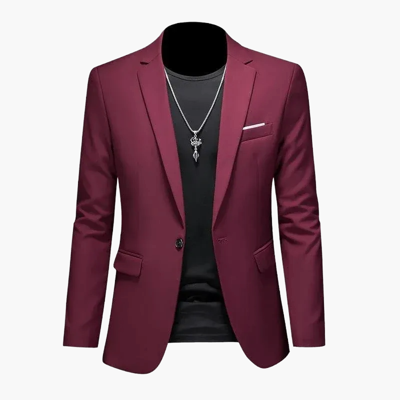 Veste moderne style casual pour homme – Blazer à simple boutonnage pour business et loisirs
