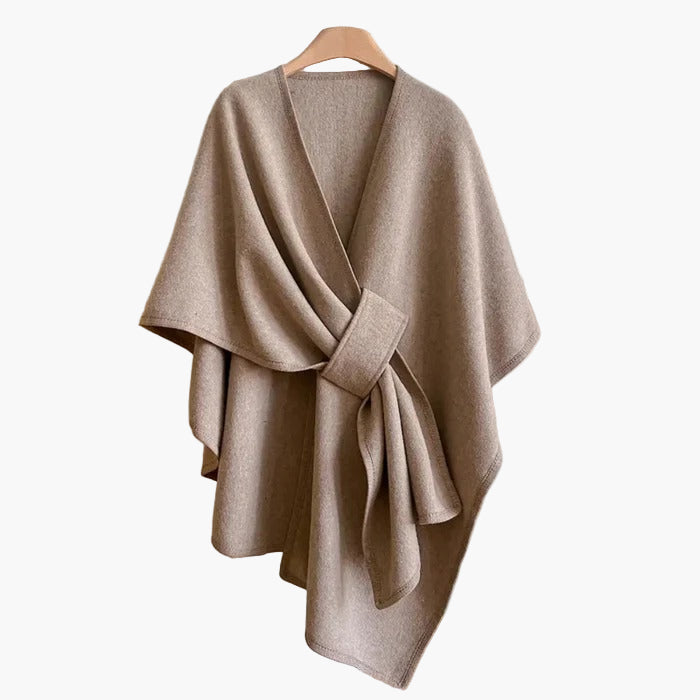 Poncho-sciarpa da donna con asola – Coprispalle elegante e versatile per tutti i giorni e tempo libero