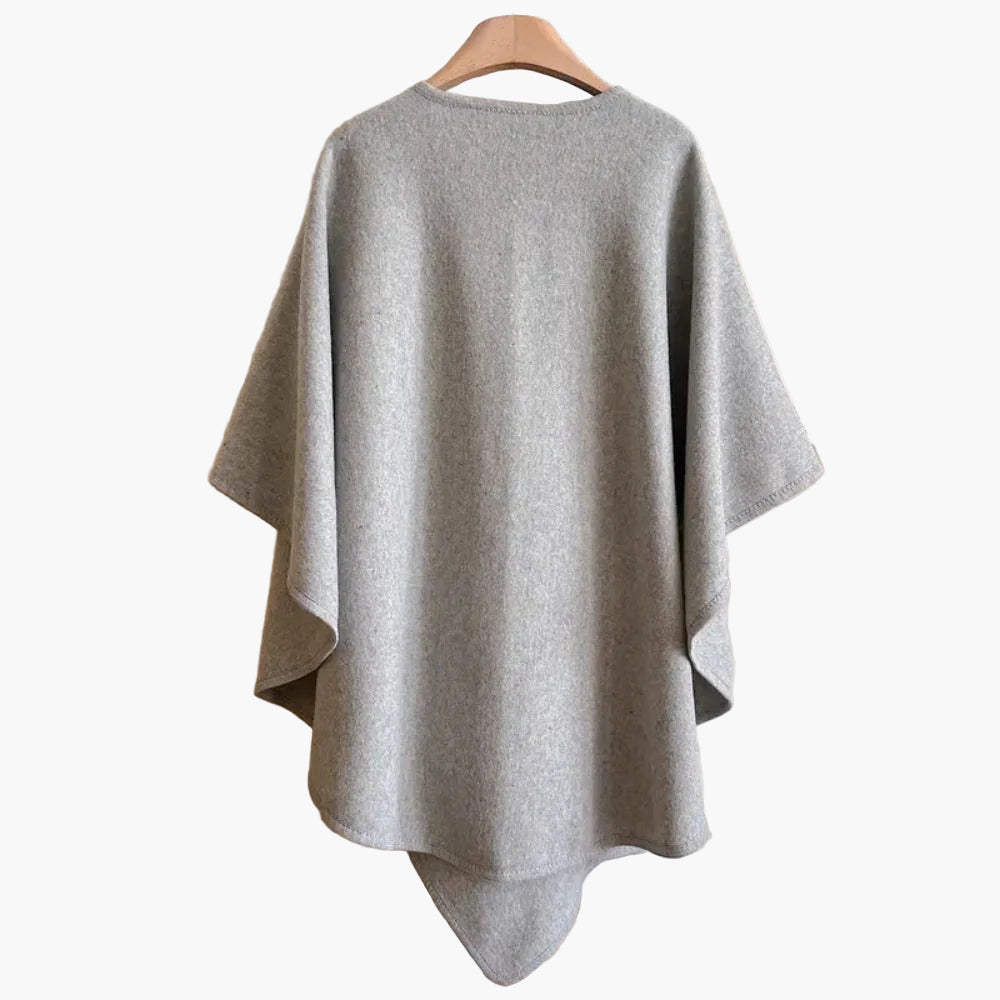 Poncho-sciarpa da donna con asola – Coprispalle elegante e versatile per tutti i giorni e tempo libero