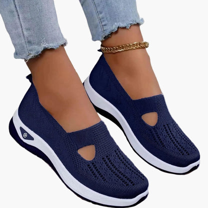 Sneaker slip-on comfort da donna – Scarpe ortopediche traspiranti per tutti i giorni e sport