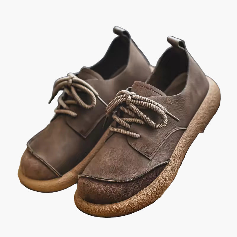 Herren Komfort-Schnürschuhe für Alltag und Freizeit – Bequeme orthopädische Schuhe im modernen Stil