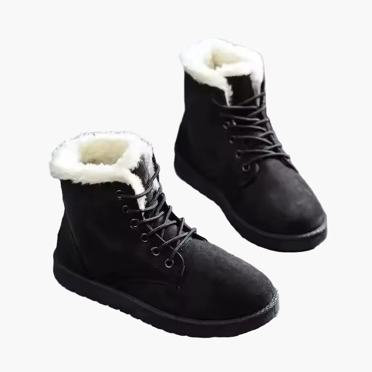 Dames winterlaarzen warm gevoerd outdoor veterlaarzen