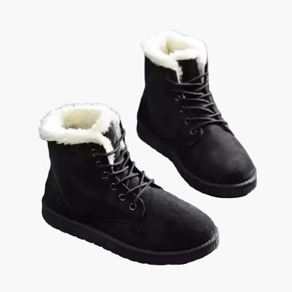 Dames winterlaarzen warm gevoerd outdoor veterlaarzen