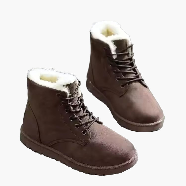 Dames winterlaarzen warm gevoerd outdoor veterlaarzen