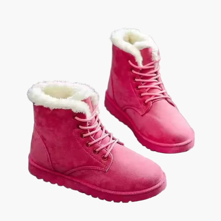 Dames winterlaarzen warm gevoerd outdoor veterlaarzen