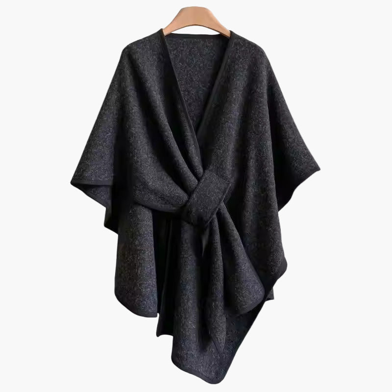 Poncho-sciarpa da donna con asola – Coprispalle elegante e versatile per tutti i giorni e tempo libero