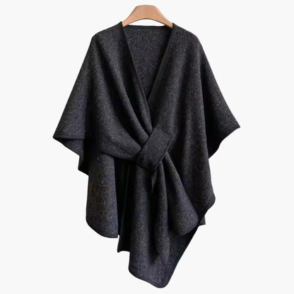 Poncho-sciarpa da donna con asola – Coprispalle elegante e versatile per tutti i giorni e tempo libero